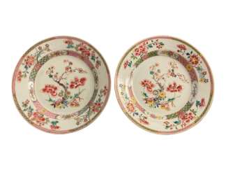 2 tallerkener, Qianlong