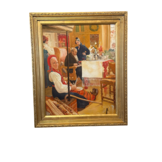 Carl Larsson "På juldagsmorgon"